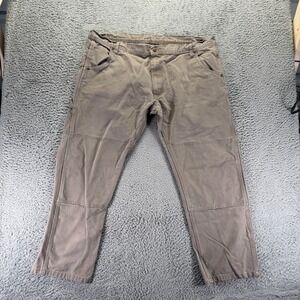 Key Apparel Pant Mens 42x30 Brown Cotton Carpenter Straight Workwear Utility